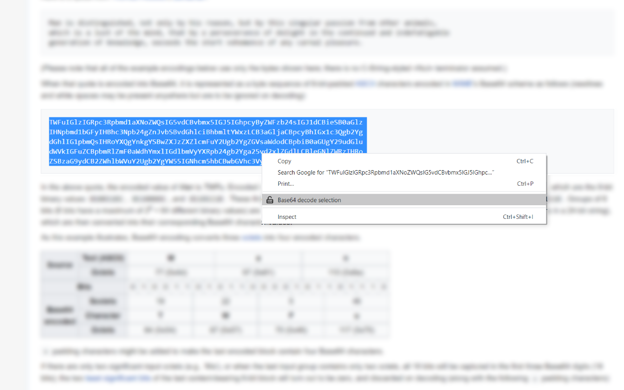 Base64 decode & copy chrome谷歌浏览器插件_扩展第1张截图