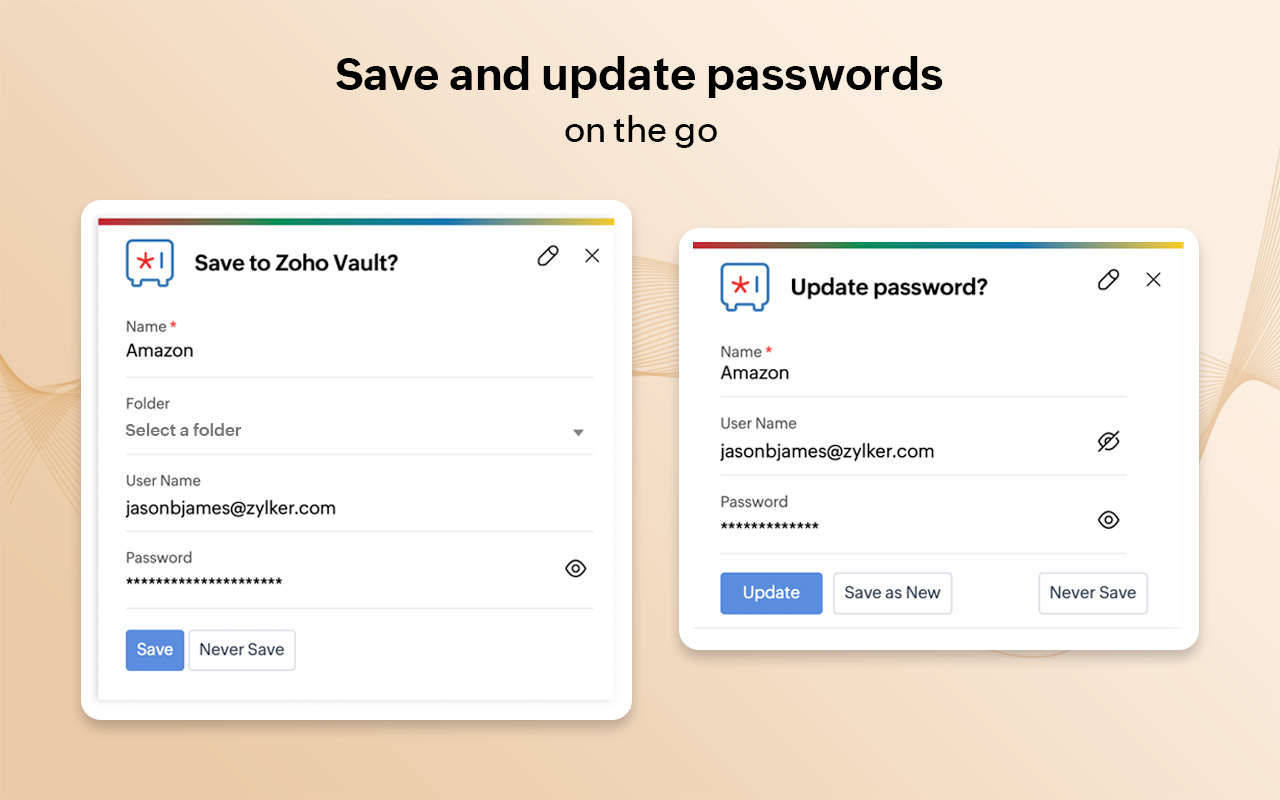 Zoho Vault chrome谷歌浏览器插件_扩展第3张截图