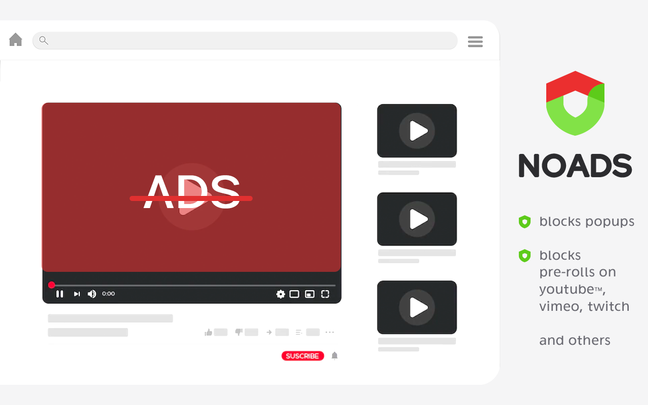 Adblock all advertisments - No Ads extension chrome谷歌浏览器插件_扩展第2张截图