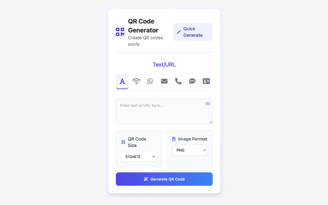 QR Code Generator chrome谷歌浏览器插件_扩展第1张截图