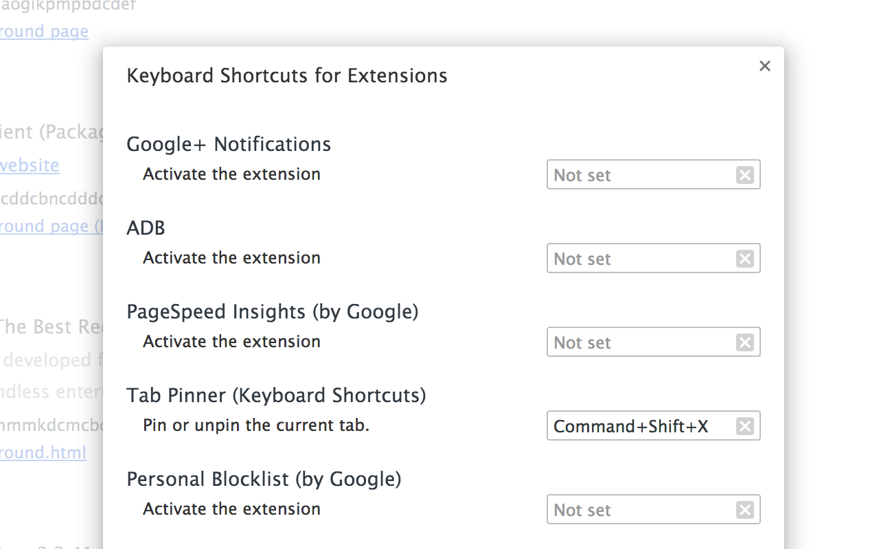 Tab Pinner (Keyboard Shortcuts) chrome谷歌浏览器插件_扩展第2张截图