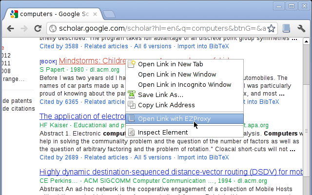 EZProxy Redirect chrome谷歌浏览器插件_扩展第1张截图
