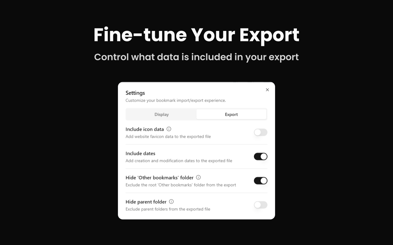 Bookmark Import/Export chrome谷歌浏览器插件_扩展第5张截图