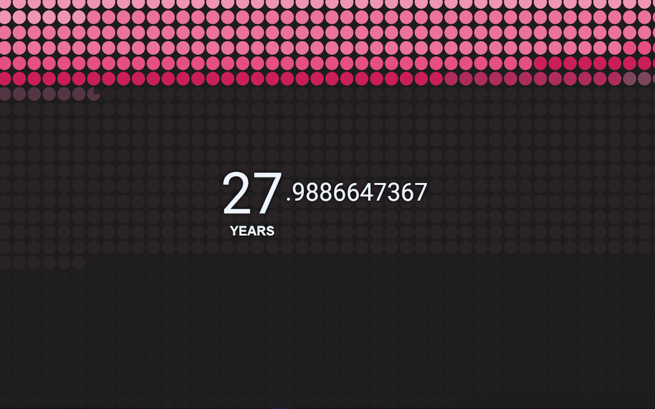 Mortality - Death Clock - New Tab chrome谷歌浏览器插件_扩展第3张截图