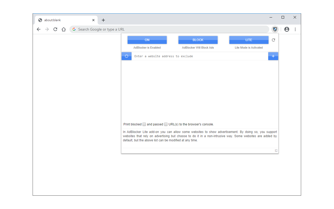 AdBlocker Lite chrome谷歌浏览器插件_扩展第2张截图