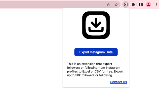 Ins粉丝导出工具 : IG Follower Export Tool - IG Tools chrome谷歌浏览器插件_扩展第1张截图