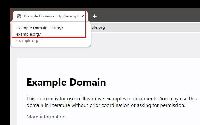 URL in title chrome谷歌浏览器插件_扩展第1张截图