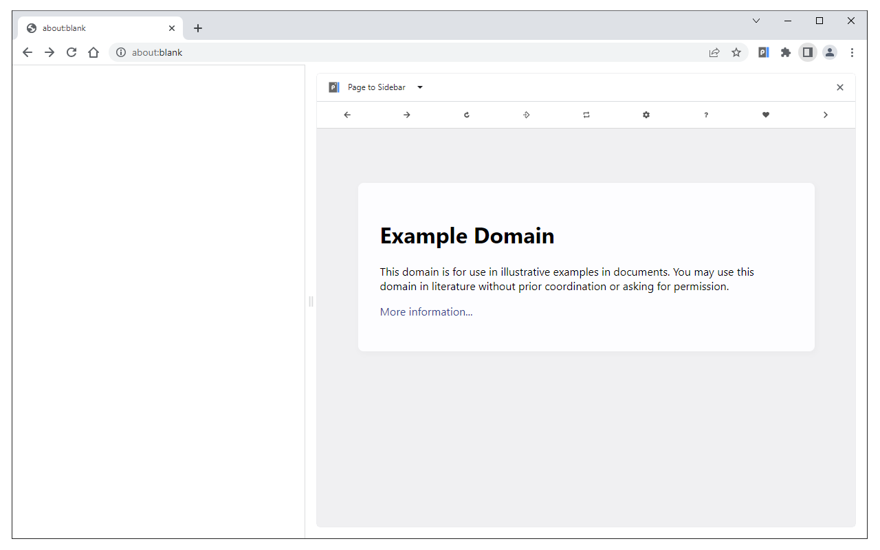 Page to Sidebar chrome谷歌浏览器插件_扩展第1张截图