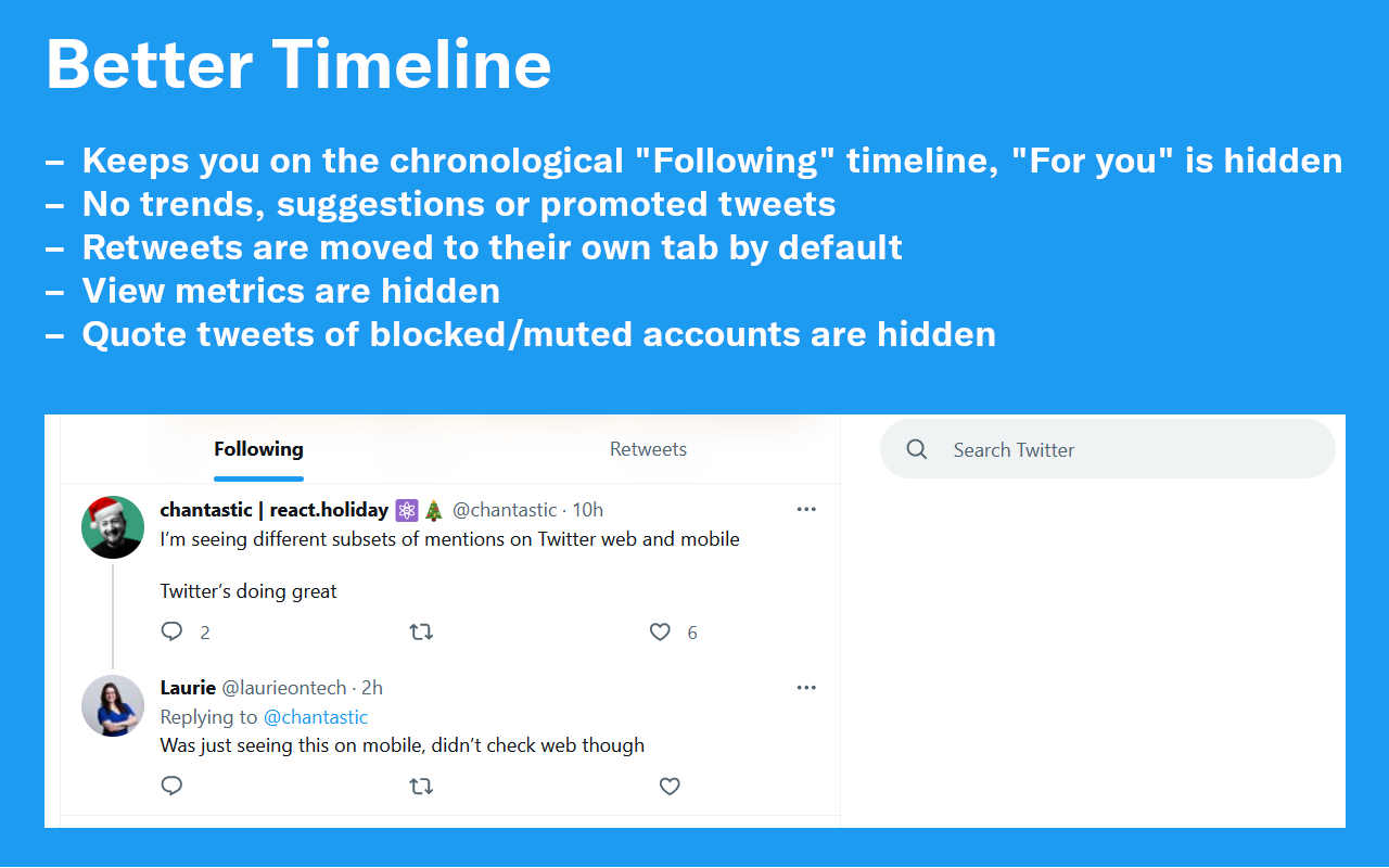 Control Panel for Twitter chrome谷歌浏览器插件_扩展第4张截图