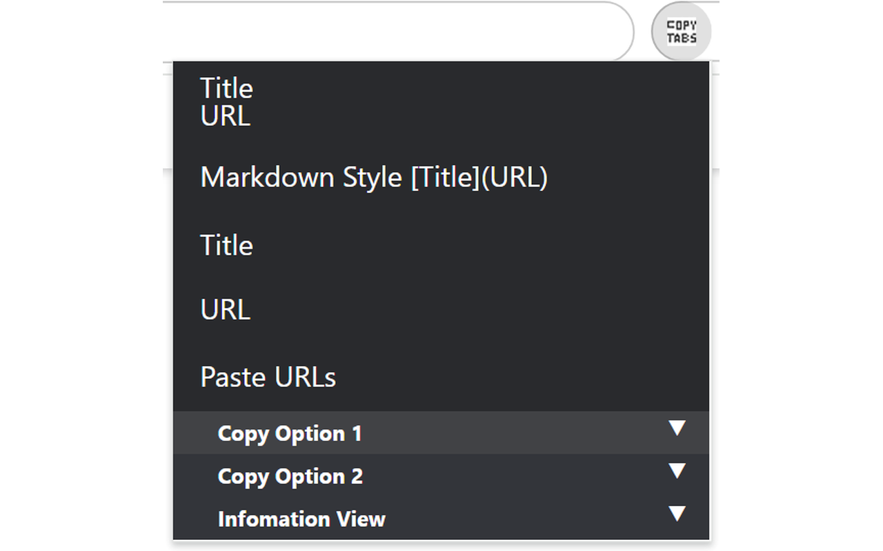 Copy Tabs Title URL chrome谷歌浏览器插件_扩展第3张截图