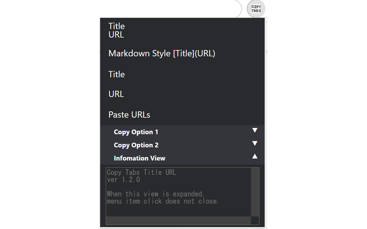 Copy Tabs Title URL chrome谷歌浏览器插件_扩展第4张截图