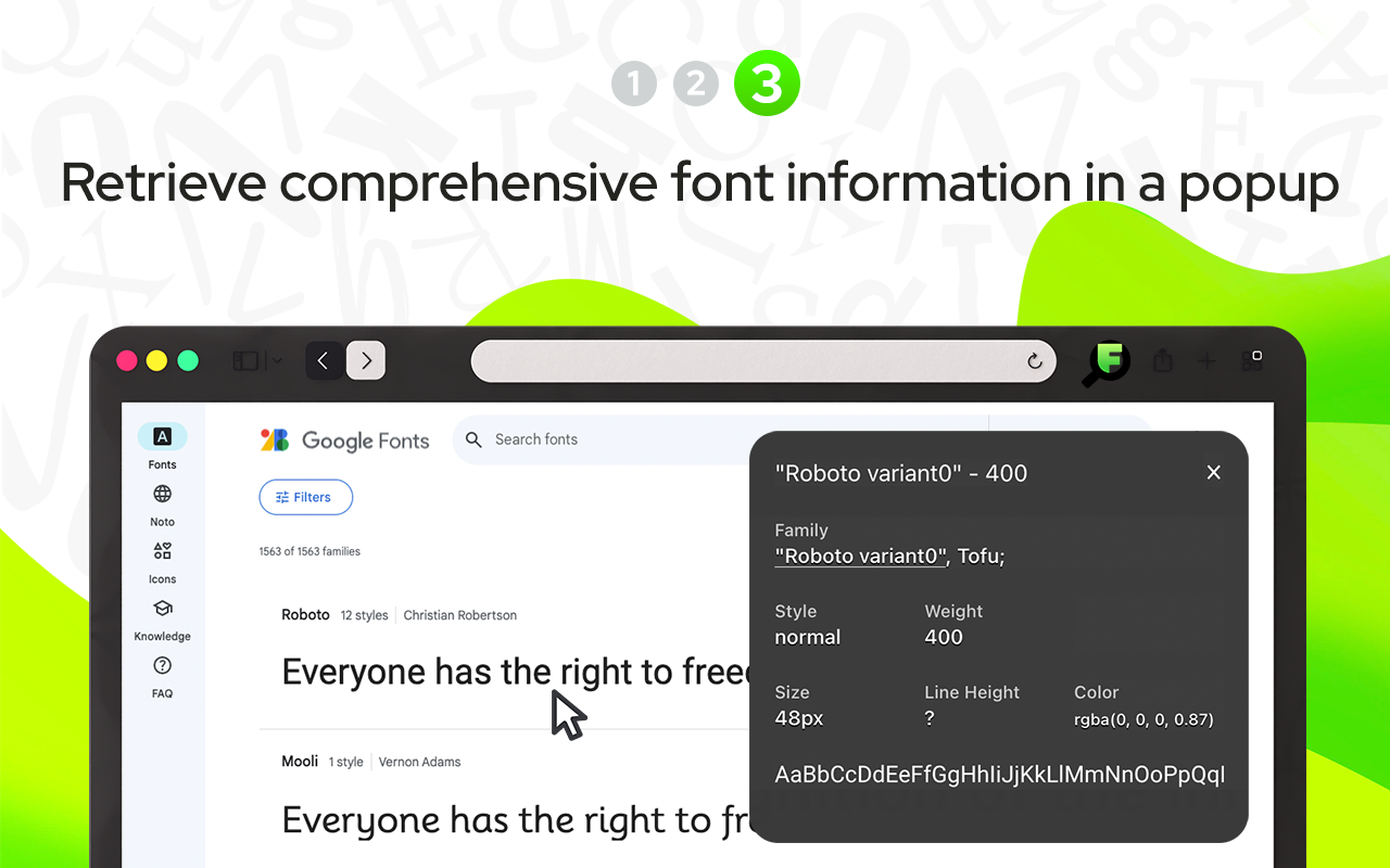 什么字体 - 找字体 chrome谷歌浏览器插件_扩展第1张截图