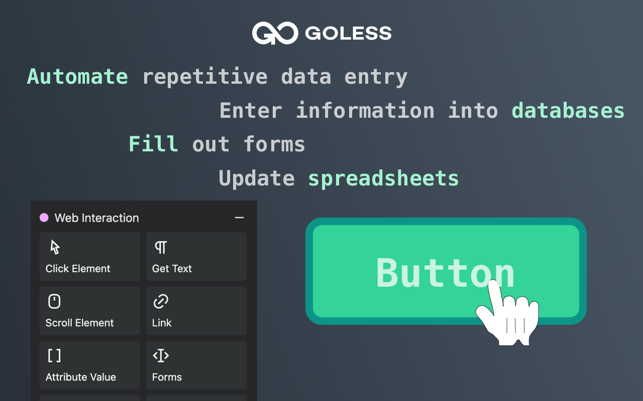 GoLess: Browser Automation and Web Scraping chrome谷歌浏览器插件_扩展第4张截图