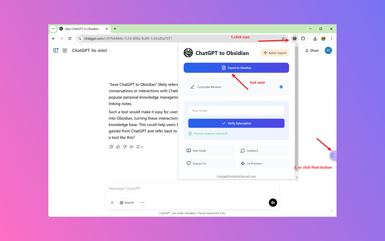 导出ChatGPT聊天记录为markdown文件 chrome谷歌浏览器插件_扩展第1张截图