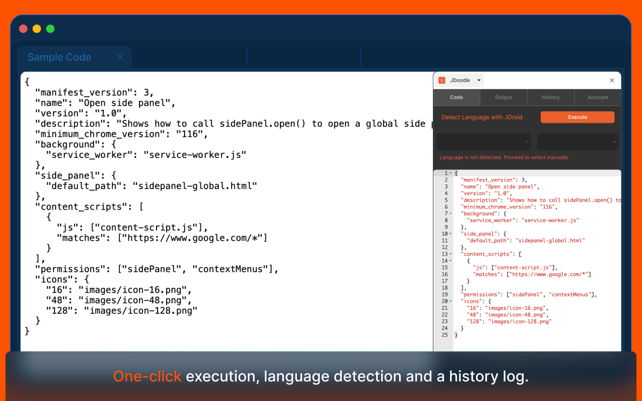 JDoodle chrome谷歌浏览器插件_扩展第4张截图