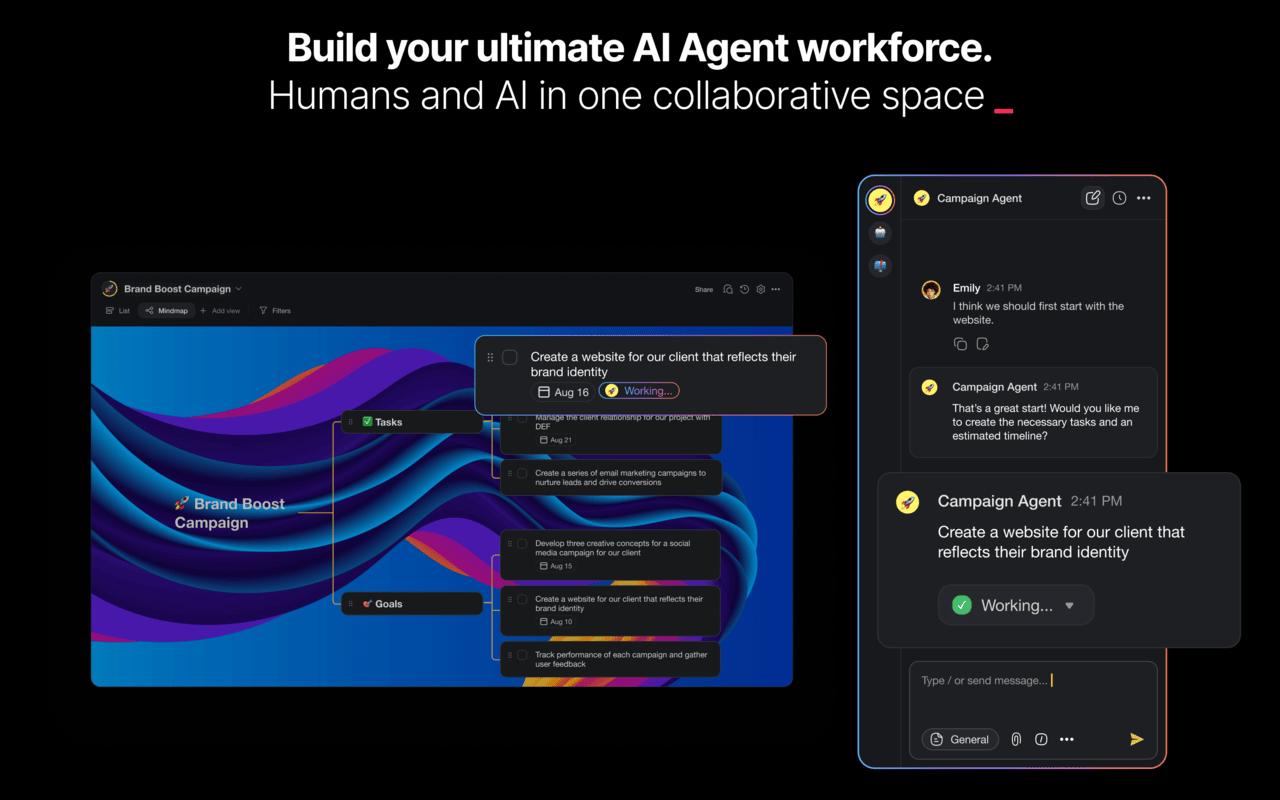 Taskade - AI Agents, Chat Bots, & Task Automation chrome谷歌浏览器插件_扩展第4张截图