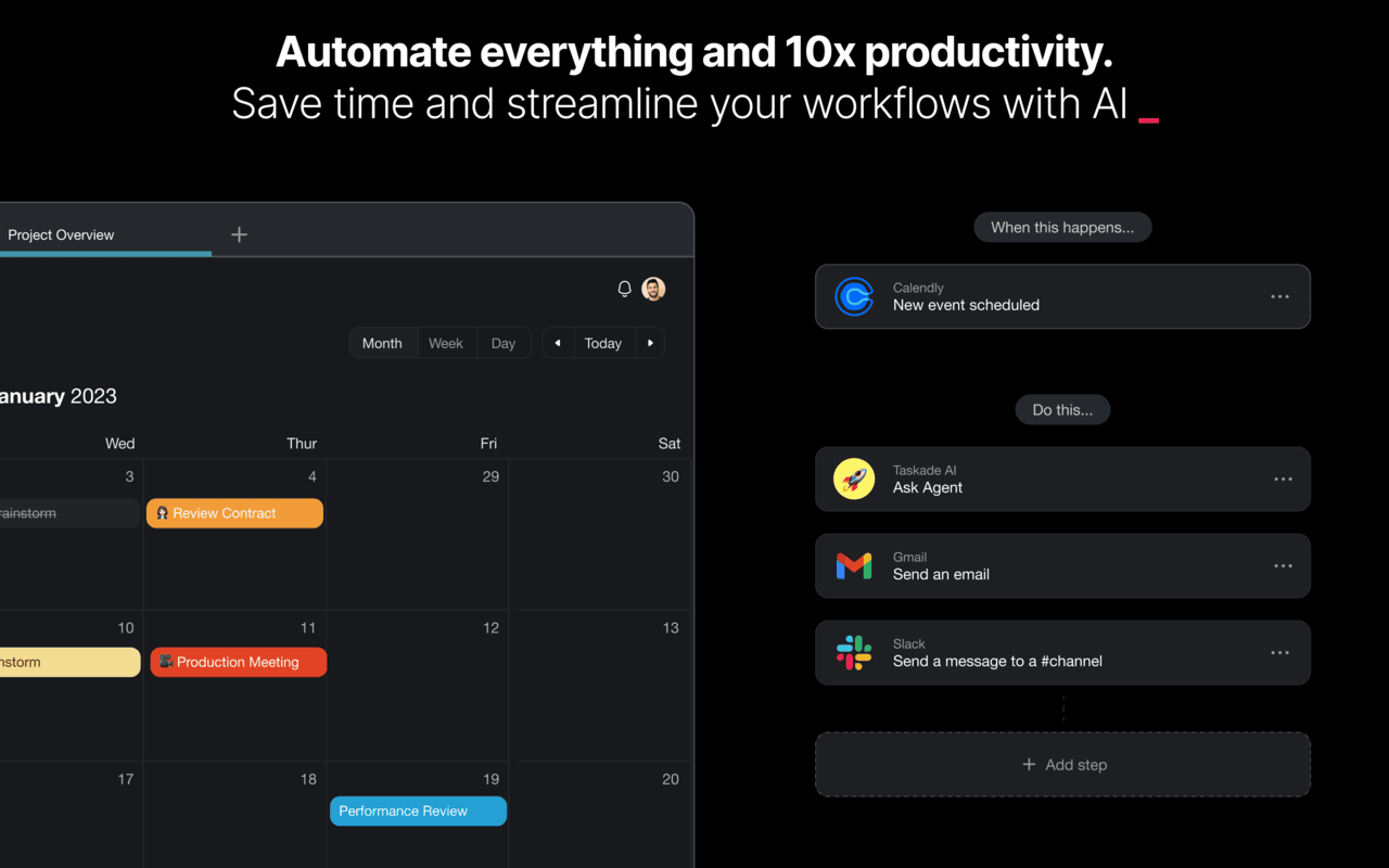Taskade - AI Agents, Chat Bots, & Task Automation chrome谷歌浏览器插件_扩展第5张截图