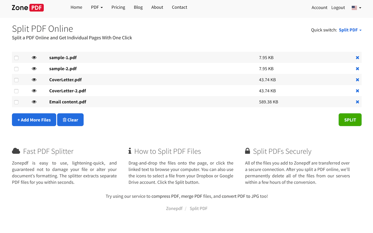 Split PDF chrome谷歌浏览器插件_扩展第1张截图