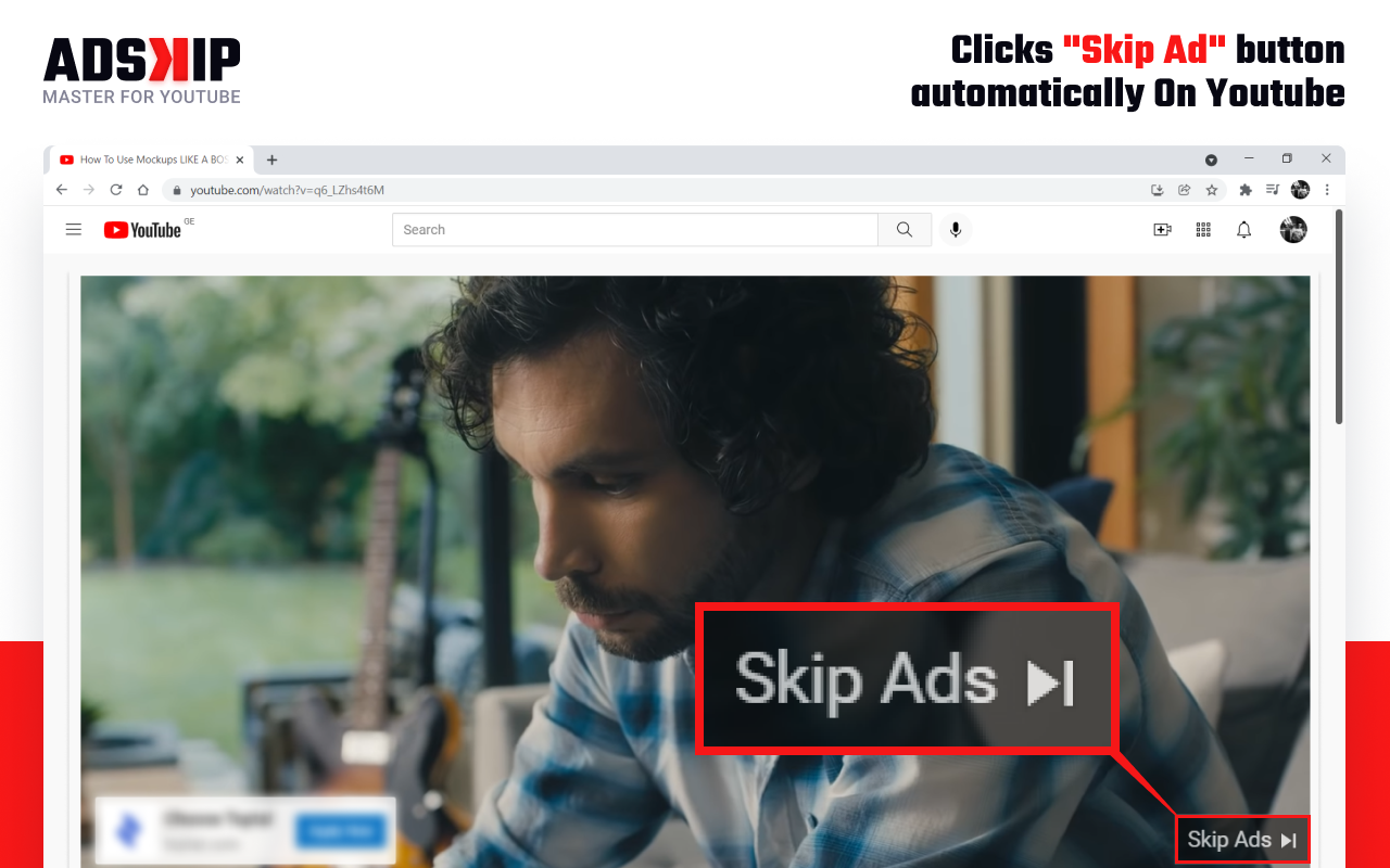 Ad Skip Master for Youtube chrome谷歌浏览器插件_扩展第1张截图