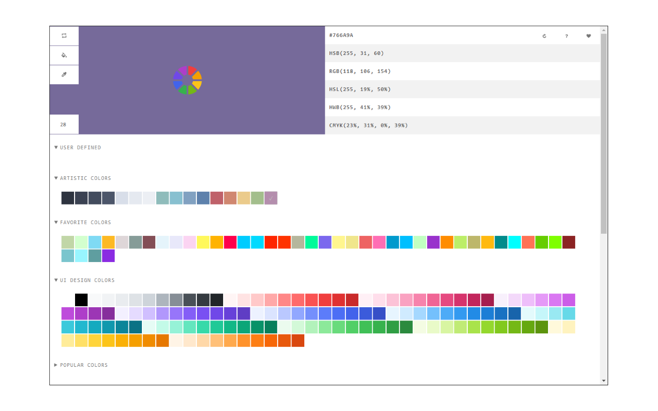 Color Picker chrome谷歌浏览器插件_扩展第3张截图