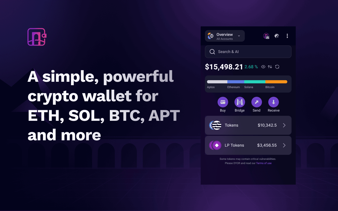 Pontem Crypto Wallet - Eth, Sol, BTC + chrome谷歌浏览器插件_扩展第1张截图