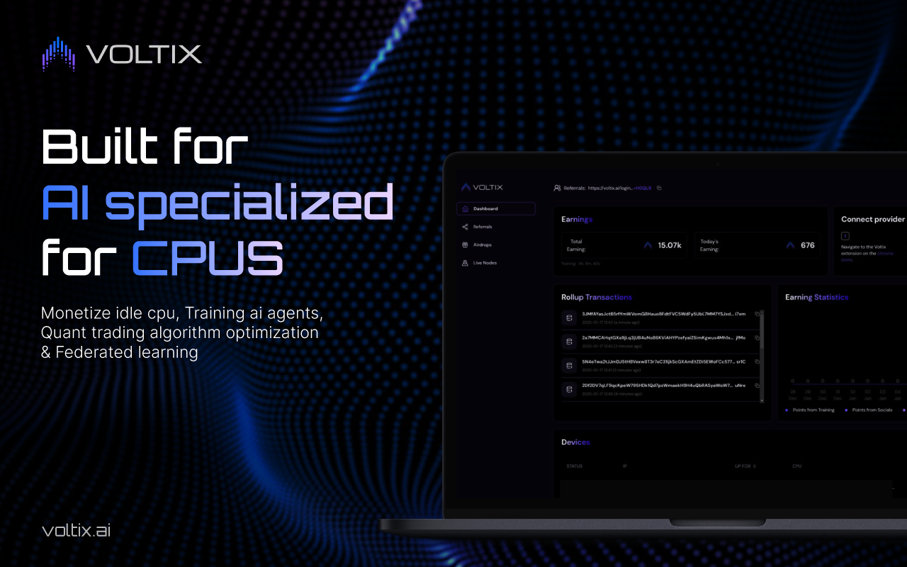 Voltix: Built for AI specialized for CPUS chrome谷歌浏览器插件_扩展第2张截图