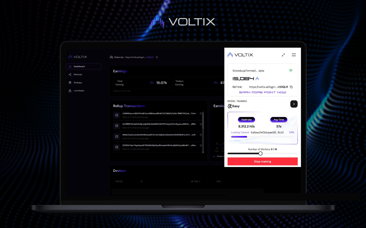 Voltix: Built for AI specialized for CPUS chrome谷歌浏览器插件_扩展第3张截图