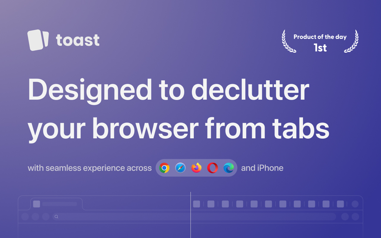 Toast - Bookmark and Tab Manager chrome谷歌浏览器插件_扩展第6张截图