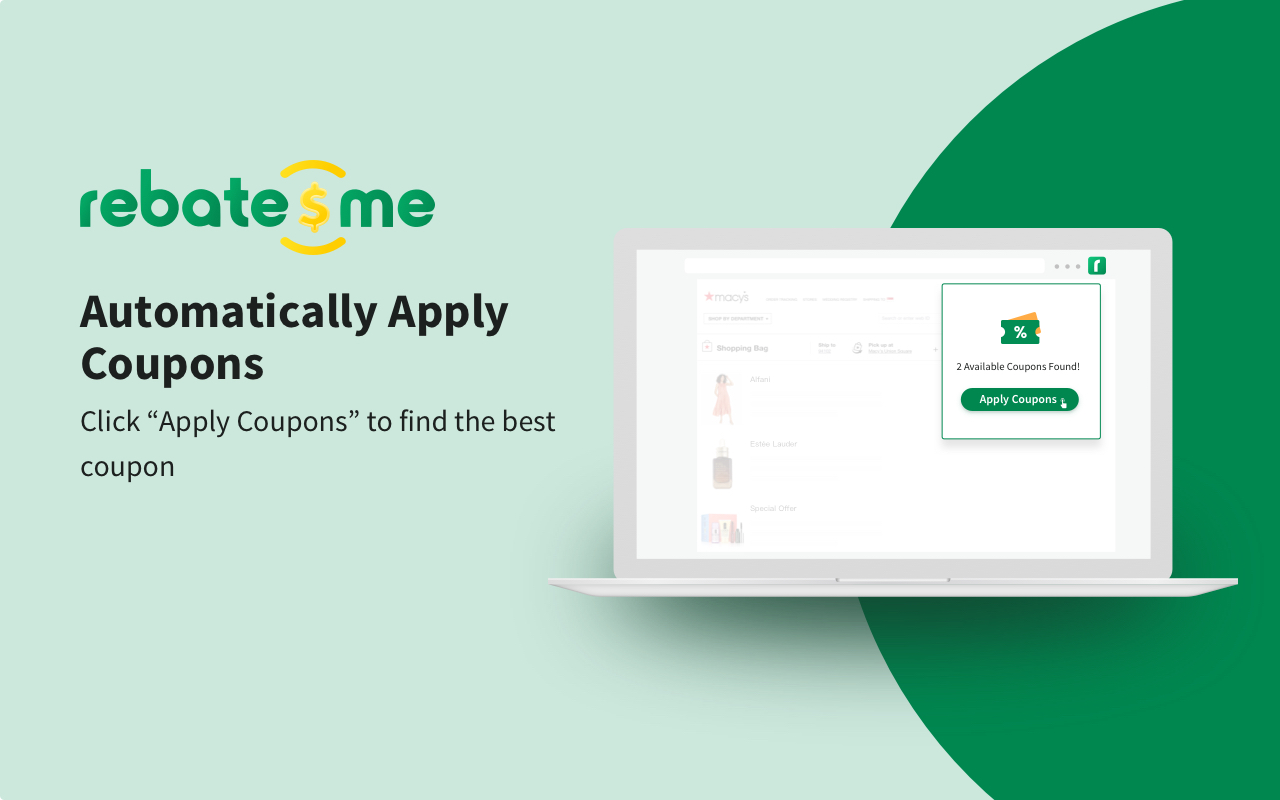 The RebatesMe Cash Back Button chrome谷歌浏览器插件_扩展第2张截图