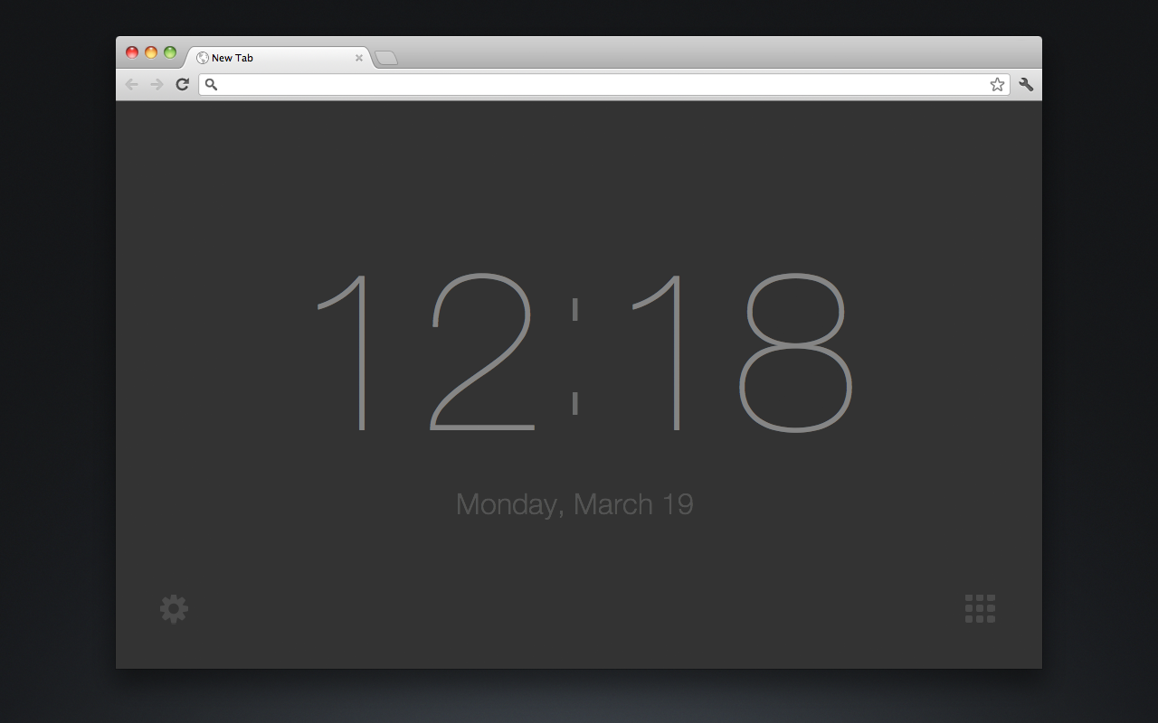 New Tab Clock chrome谷歌浏览器插件_扩展第2张截图