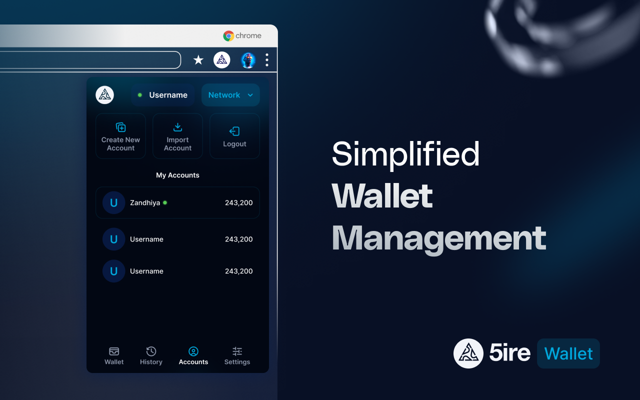 5ire Wallet chrome谷歌浏览器插件_扩展第3张截图