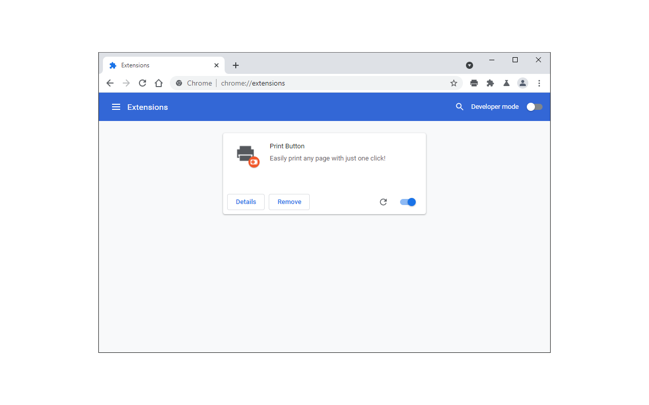 Print Button chrome谷歌浏览器插件_扩展第1张截图
