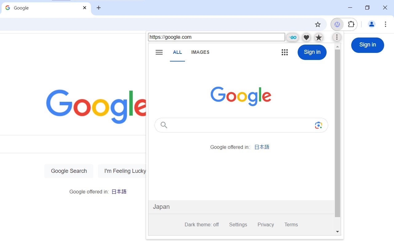 Mini Webpage Viewer chrome谷歌浏览器插件_扩展第1张截图