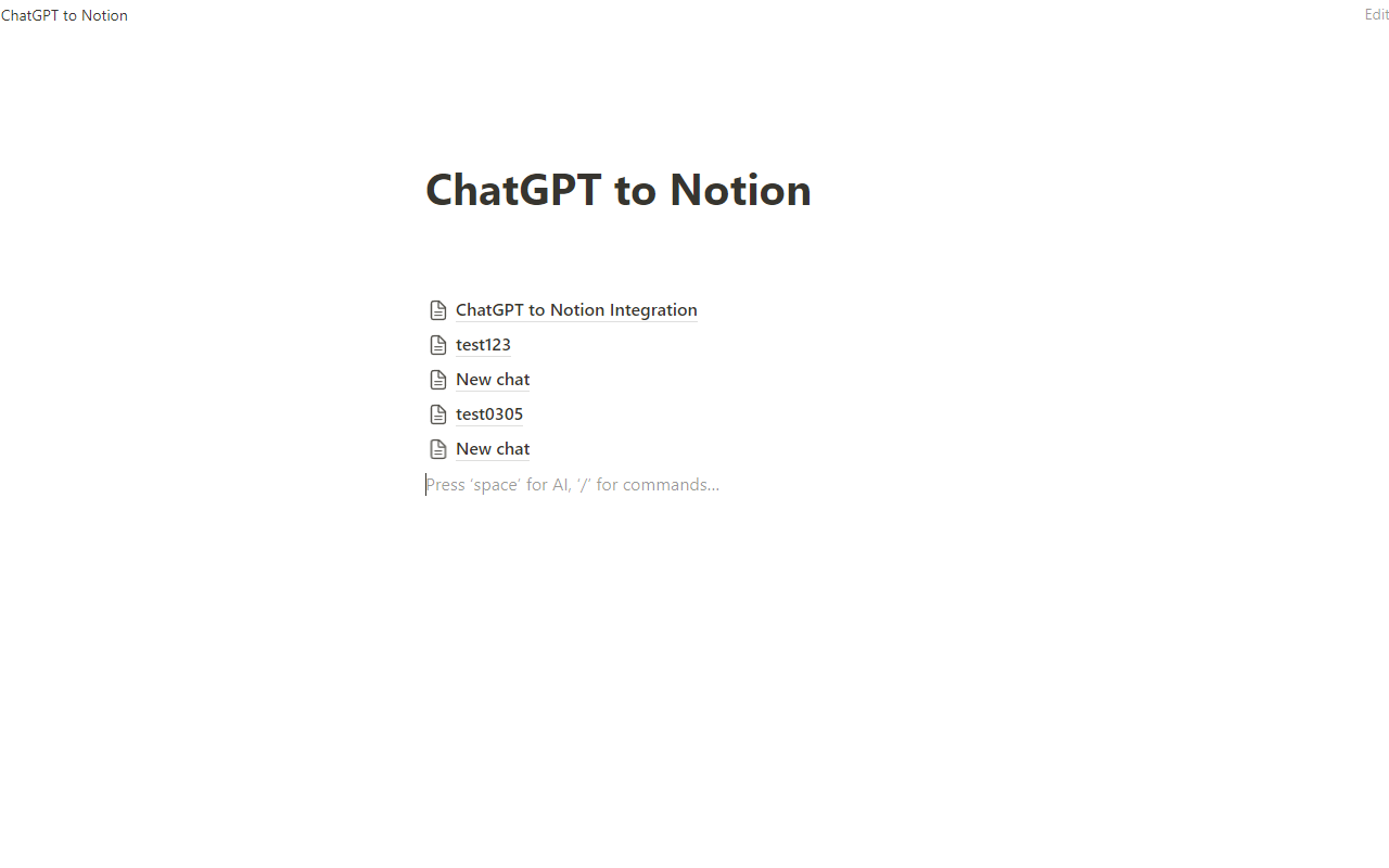 保存 ChatGPT DALL·E-3 对话记录到 Notion chrome谷歌浏览器插件_扩展第1张截图