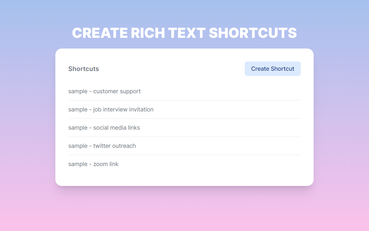 Autotype - Free Text Expander chrome谷歌浏览器插件_扩展第3张截图