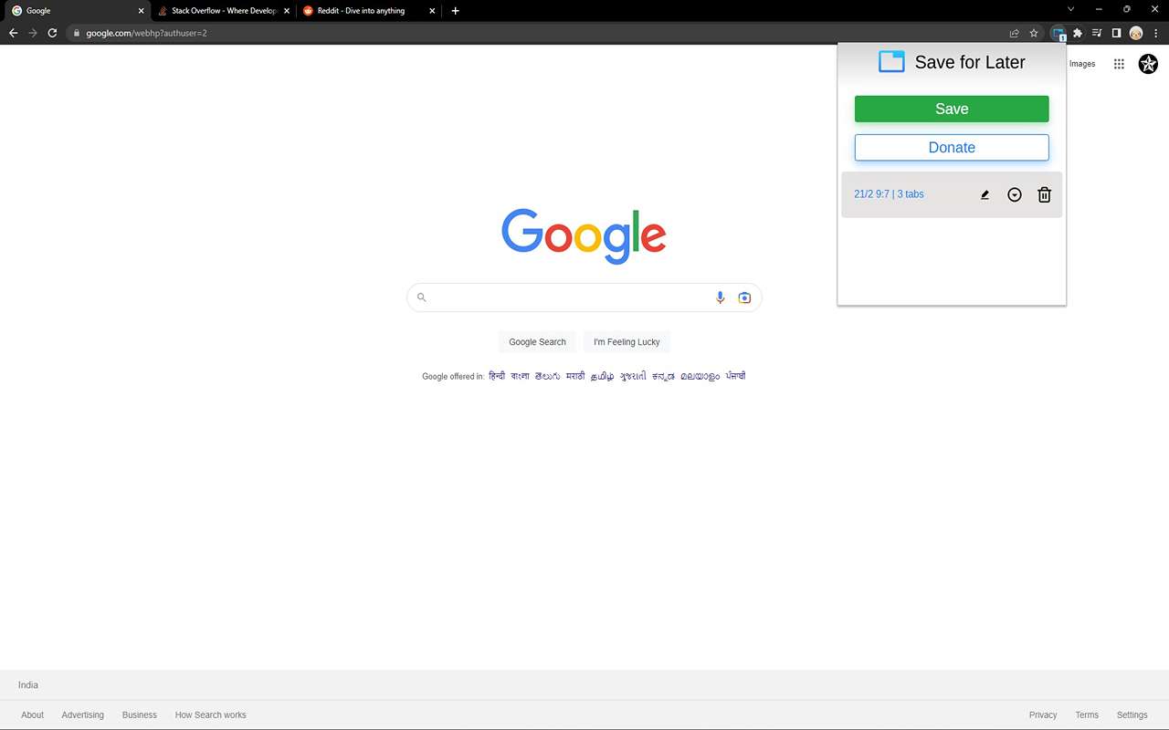 Save for later chrome谷歌浏览器插件_扩展第2张截图