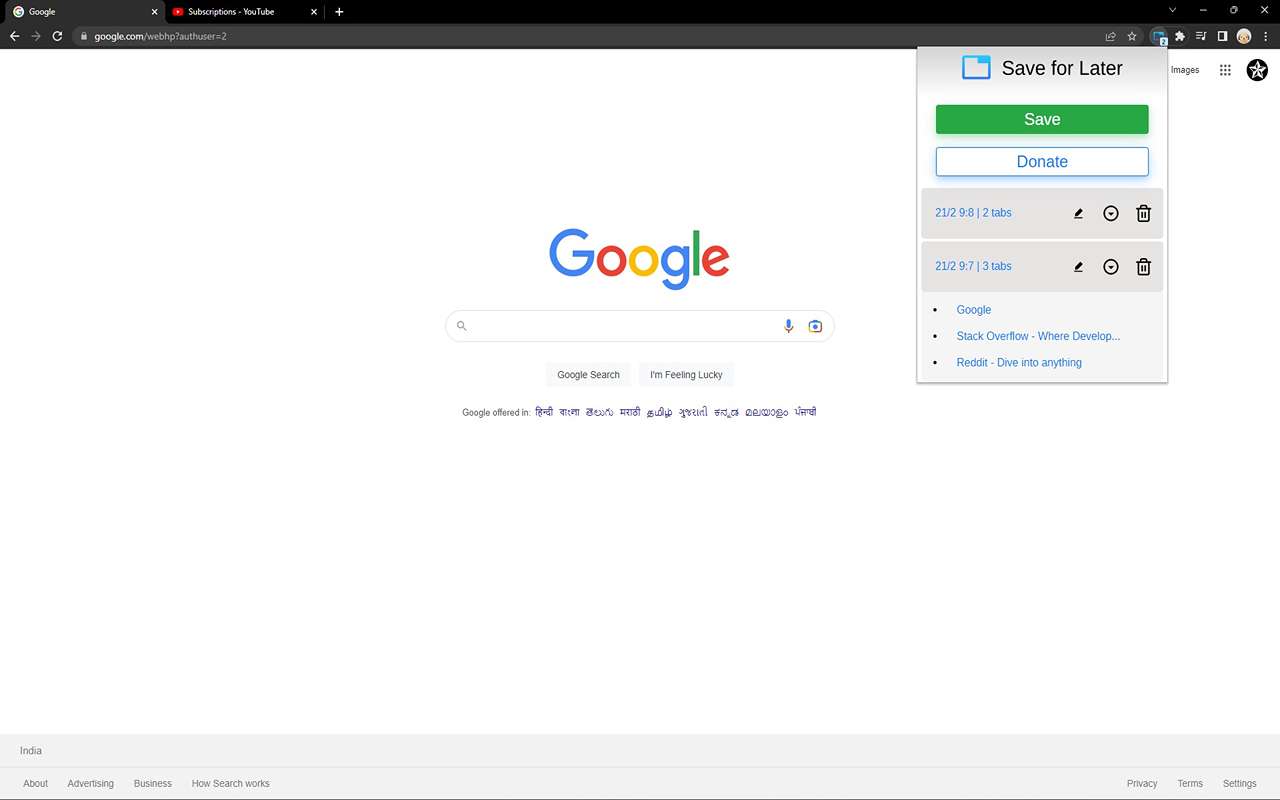 Save for later chrome谷歌浏览器插件_扩展第3张截图