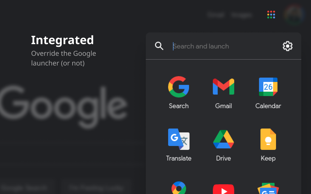 G App Launcher (Customizer for Google™) chrome谷歌浏览器插件_扩展第2张截图