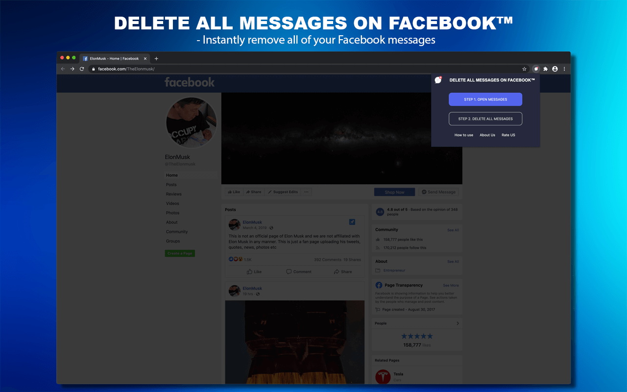 Delete All Messages chrome谷歌浏览器插件_扩展第2张截图