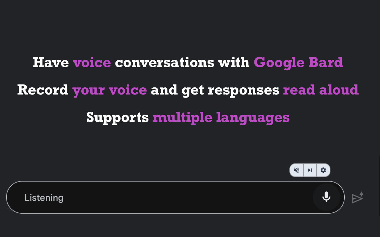Voice Control for Gemini chrome谷歌浏览器插件_扩展第1张截图