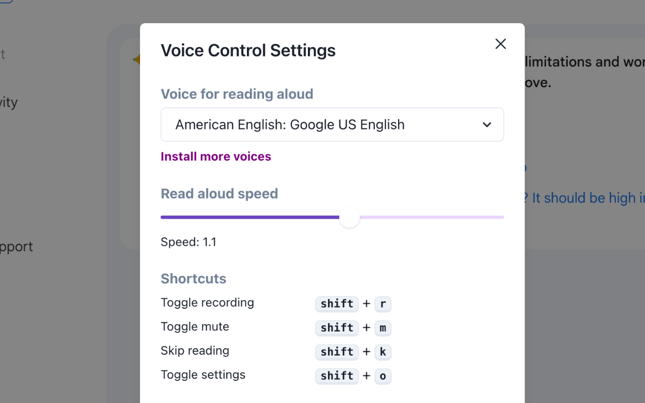 Voice Control for Gemini chrome谷歌浏览器插件_扩展第2张截图