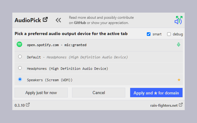 AudioPick chrome谷歌浏览器插件_扩展第1张截图