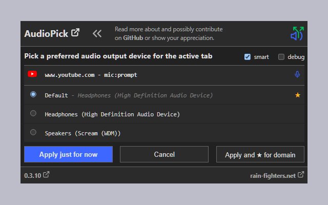 AudioPick chrome谷歌浏览器插件_扩展第2张截图