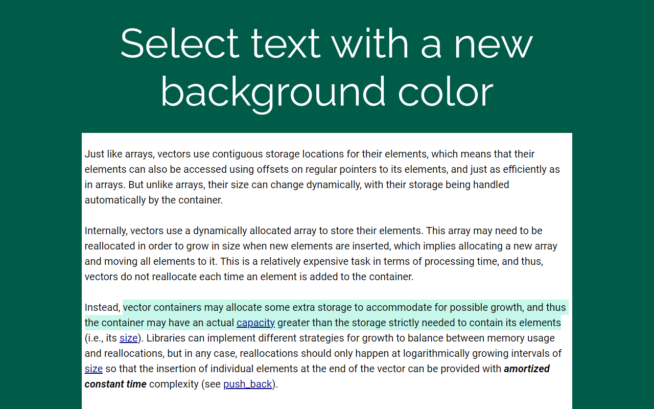 Selection Colors chrome谷歌浏览器插件_扩展第3张截图