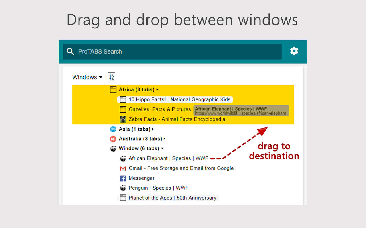 ProTABS - The Tab Manager for Pros chrome谷歌浏览器插件_扩展第2张截图