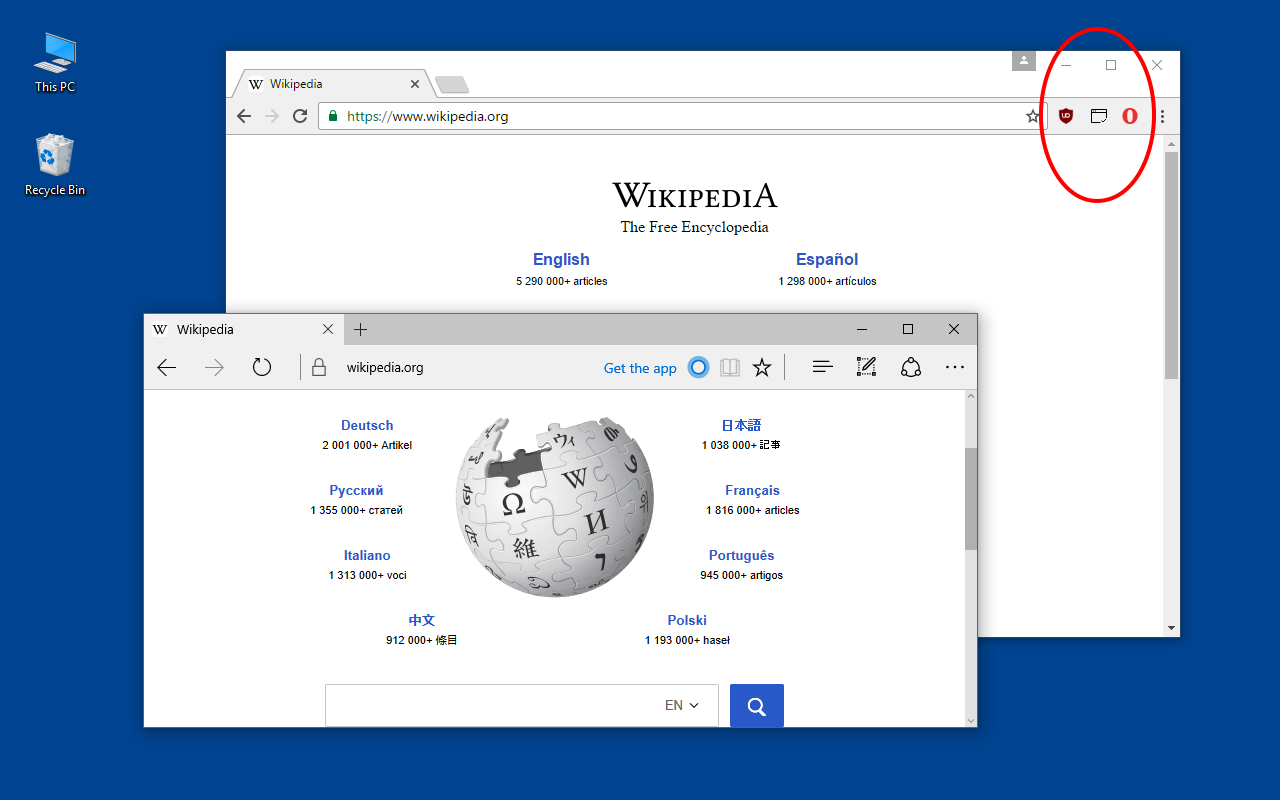 Open in MS Edge™ chrome谷歌浏览器插件_扩展第1张截图