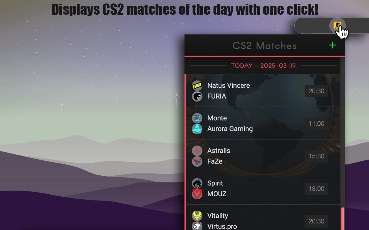 CS2 HLTV Matches chrome谷歌浏览器插件_扩展第1张截图