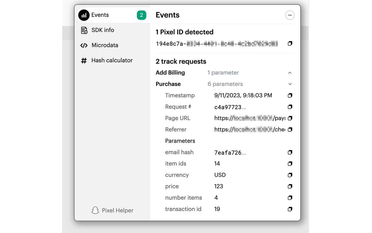 Snap Pixel Helper chrome谷歌浏览器插件_扩展第2张截图
