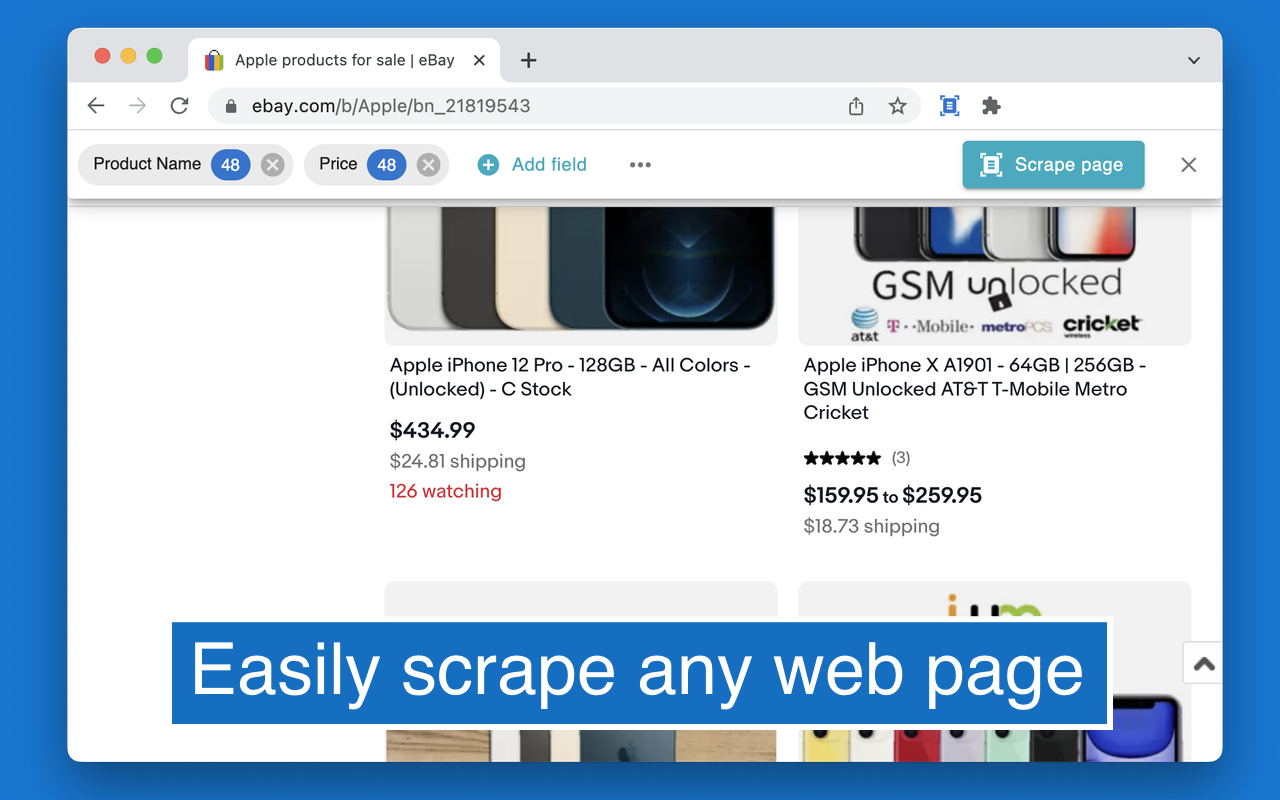 Free Web Scraper: Fast, Simple Web Scraping chrome谷歌浏览器插件_扩展第3张截图