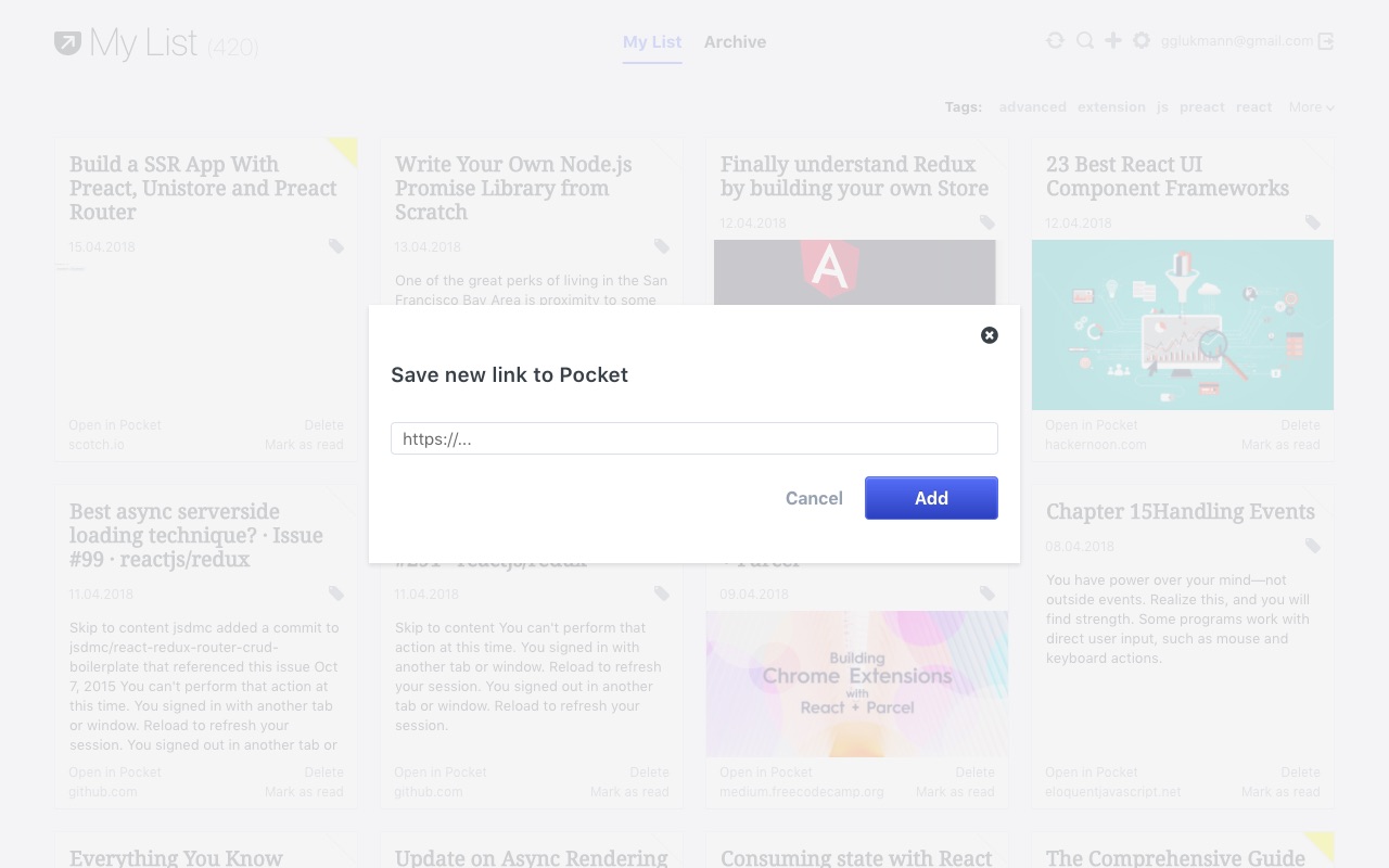 New Tab - Pocketizer chrome谷歌浏览器插件_扩展第1张截图
